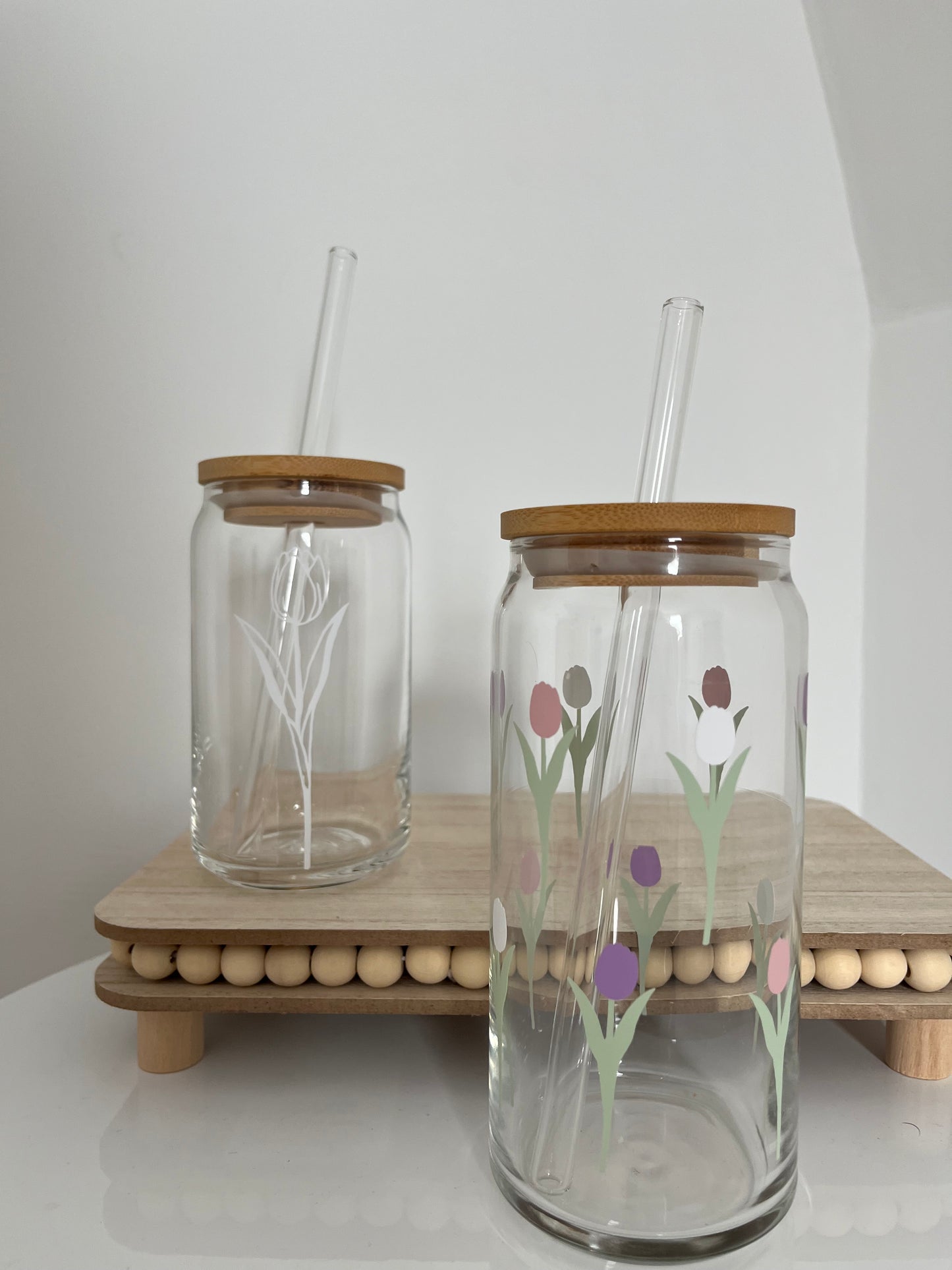 Tulip Beer Can Glass