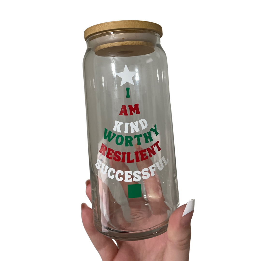 Affirmations Holiday Glass