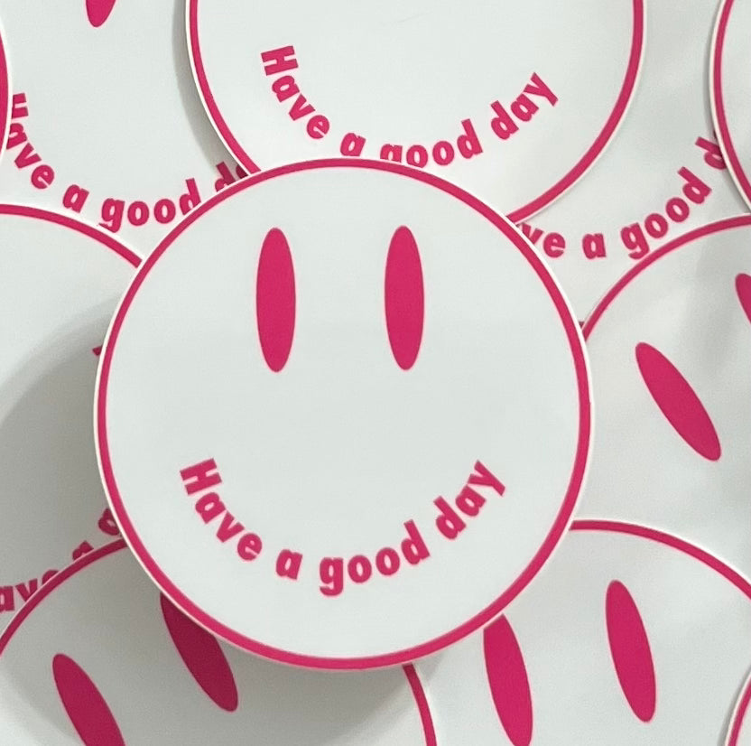 Have a Good Day Smiley Sticker