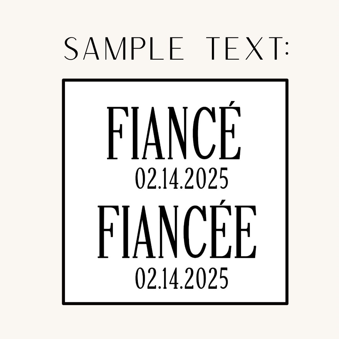 Engagement glass set