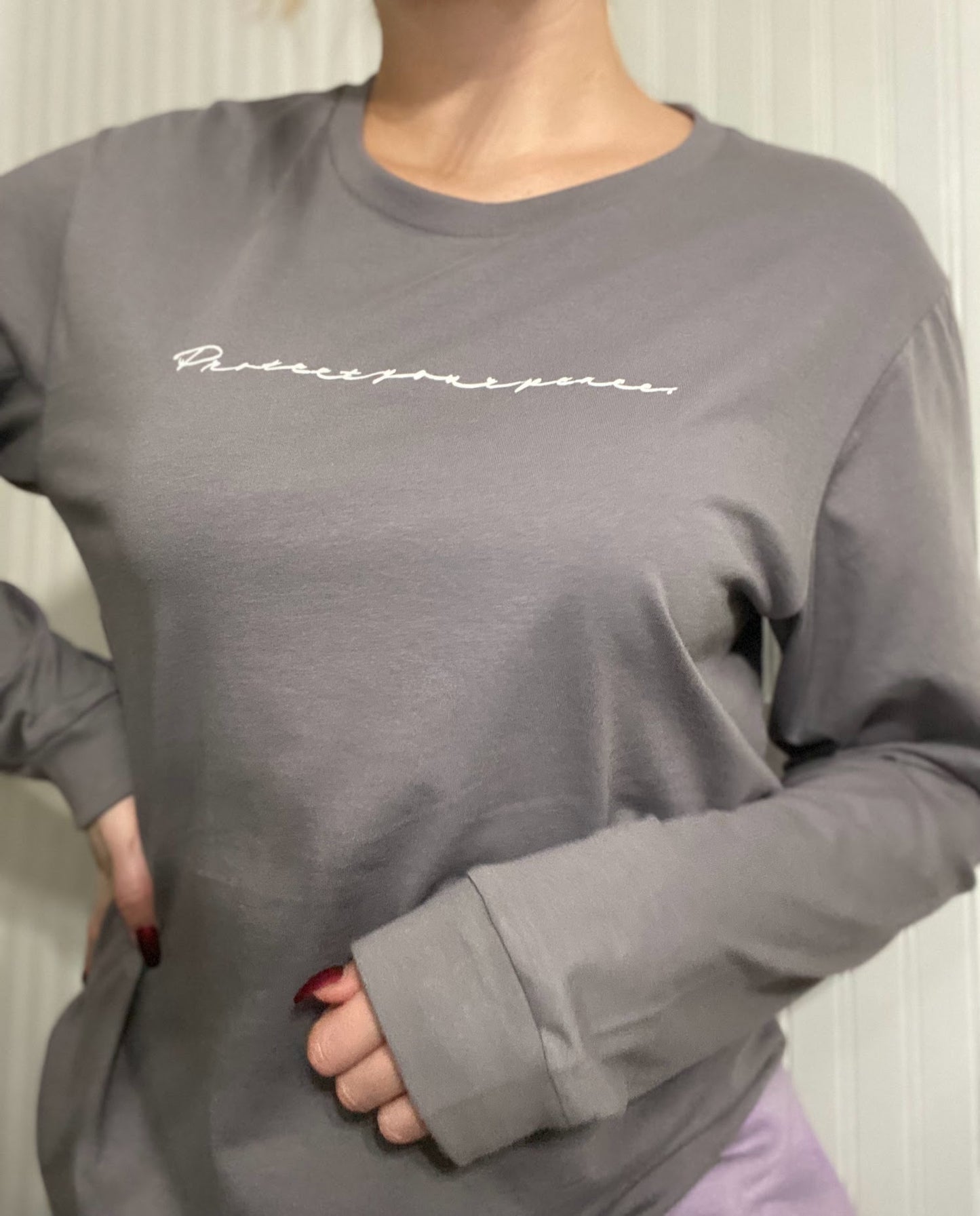 Protect your peace. Long Sleeve Tee