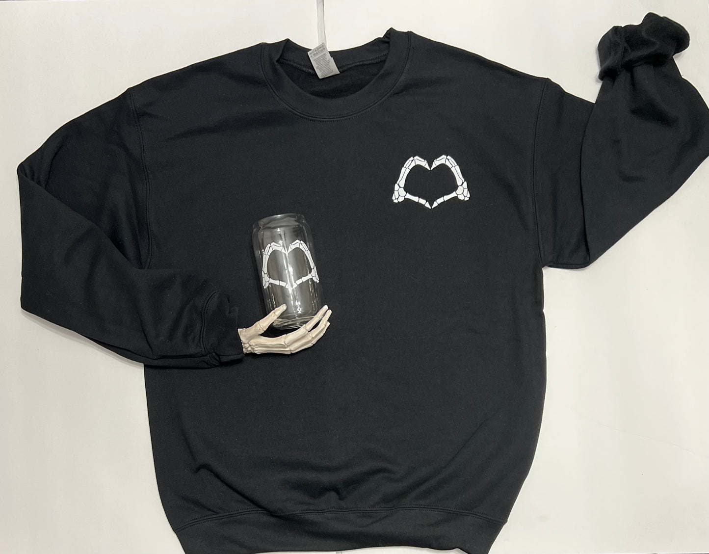 Skeleton Heart Glass