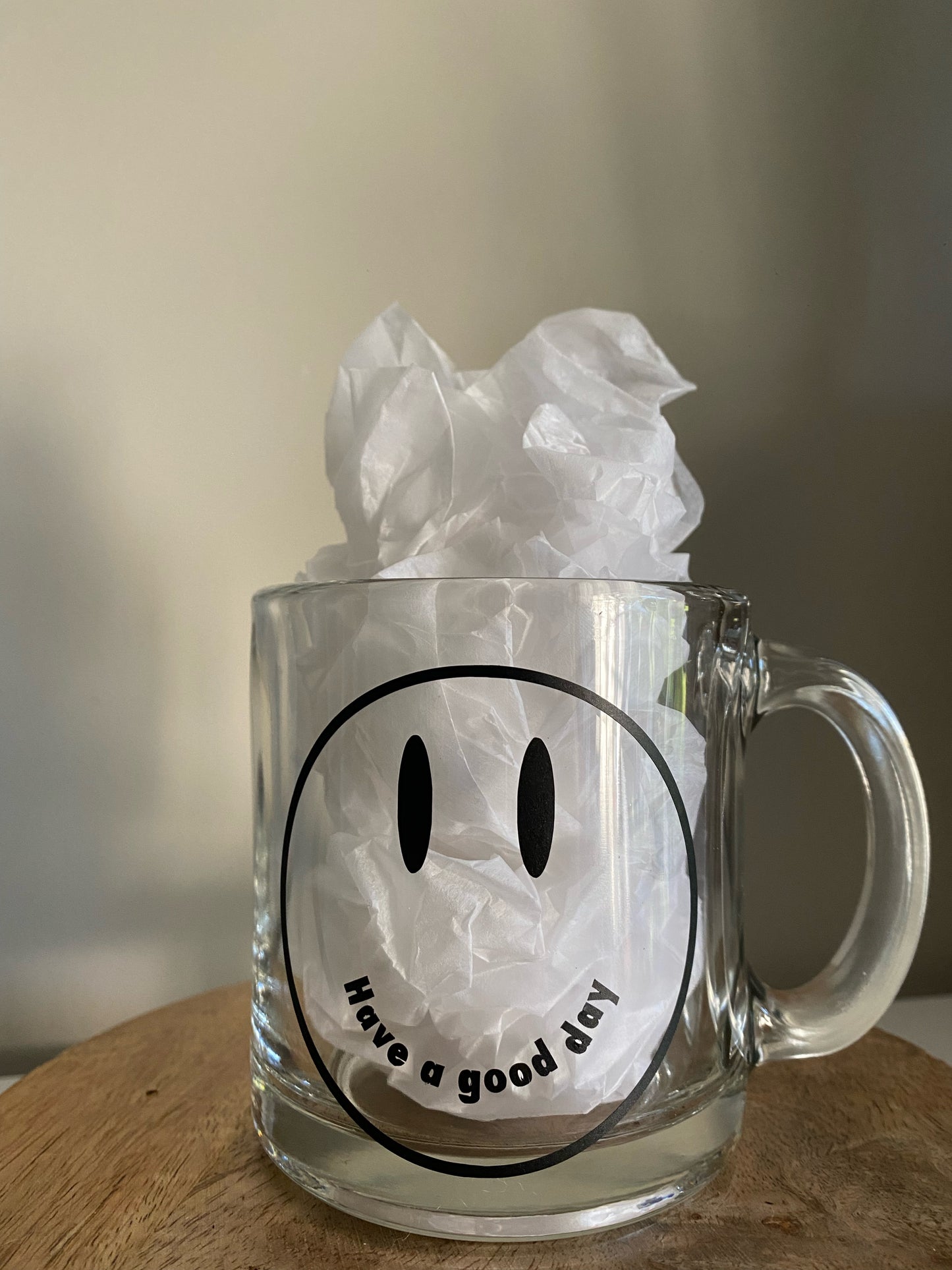 “Have a Good Day” 13oz Glass Mug