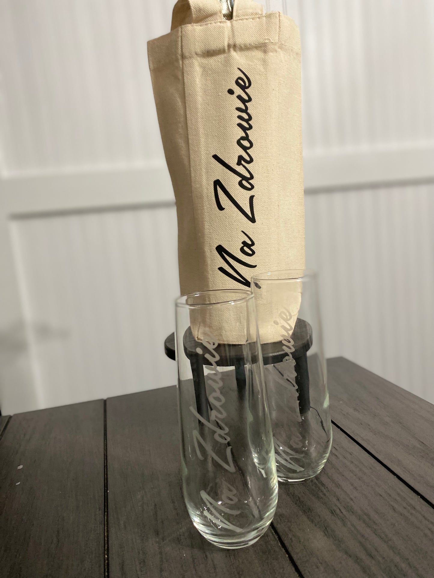 Na Zdrowie Wine Tote