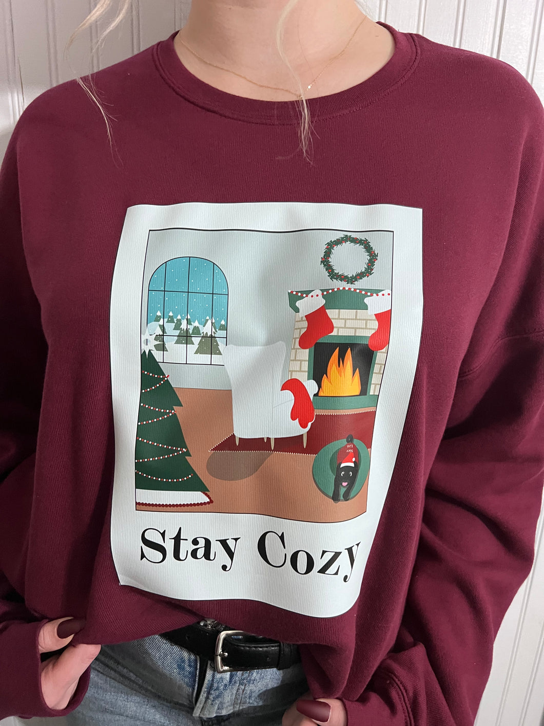 Stay Cozy Winter Crew Neck