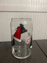 Load image into Gallery viewer, Santa Hats Glass Can
