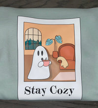 Load image into Gallery viewer, Stay Cozy Ghost Crew Neck
