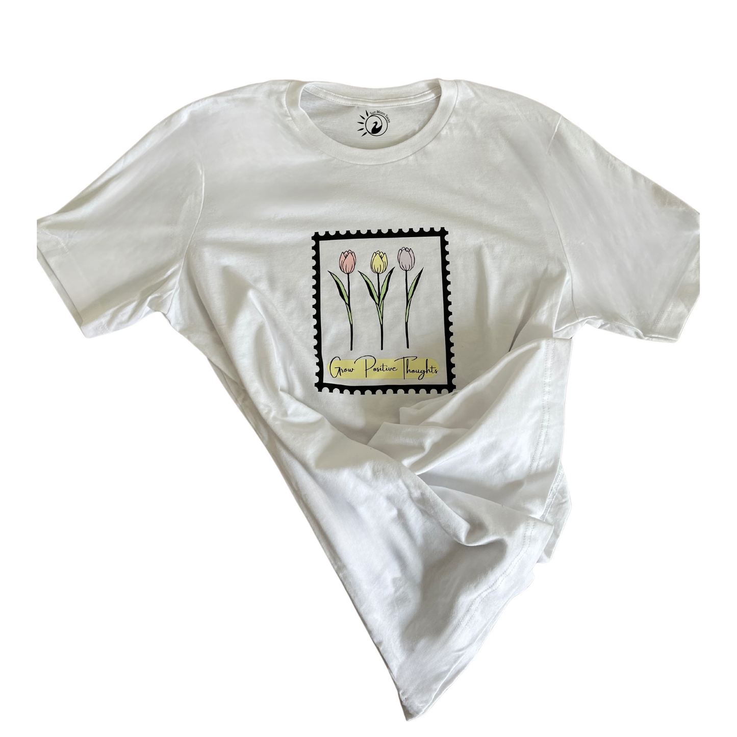 Grow Positive Thoughts Tulip Tee