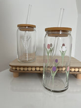 Load image into Gallery viewer, Tulip Field 20 oz Glass Can
