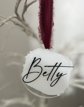 Load image into Gallery viewer, Custom Name Round Acrylic Ornament
