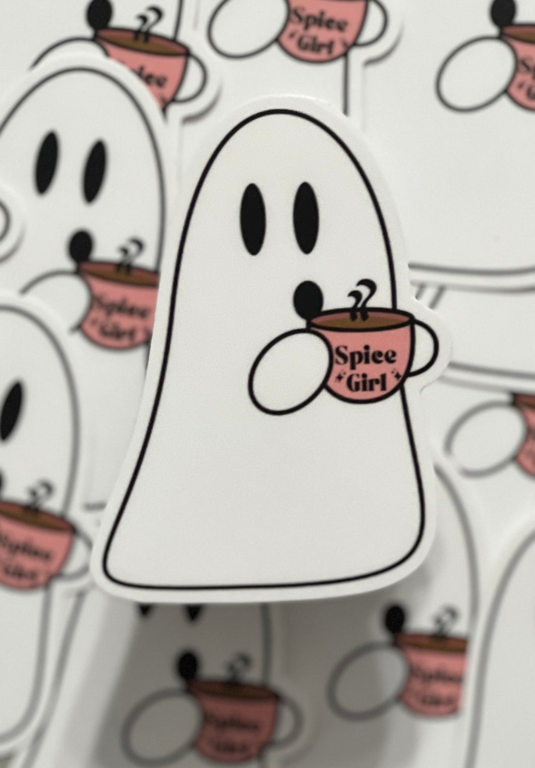 Spice Girl Ghost Sticker