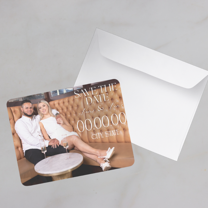 Save The Date Bachata Card Basic Template