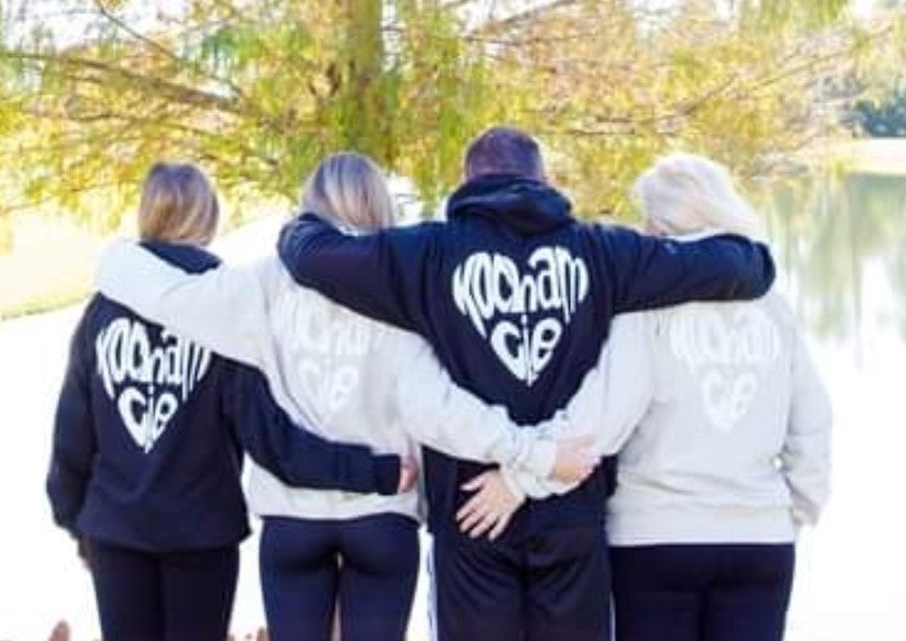 Kocham Cię Heart Hoodie