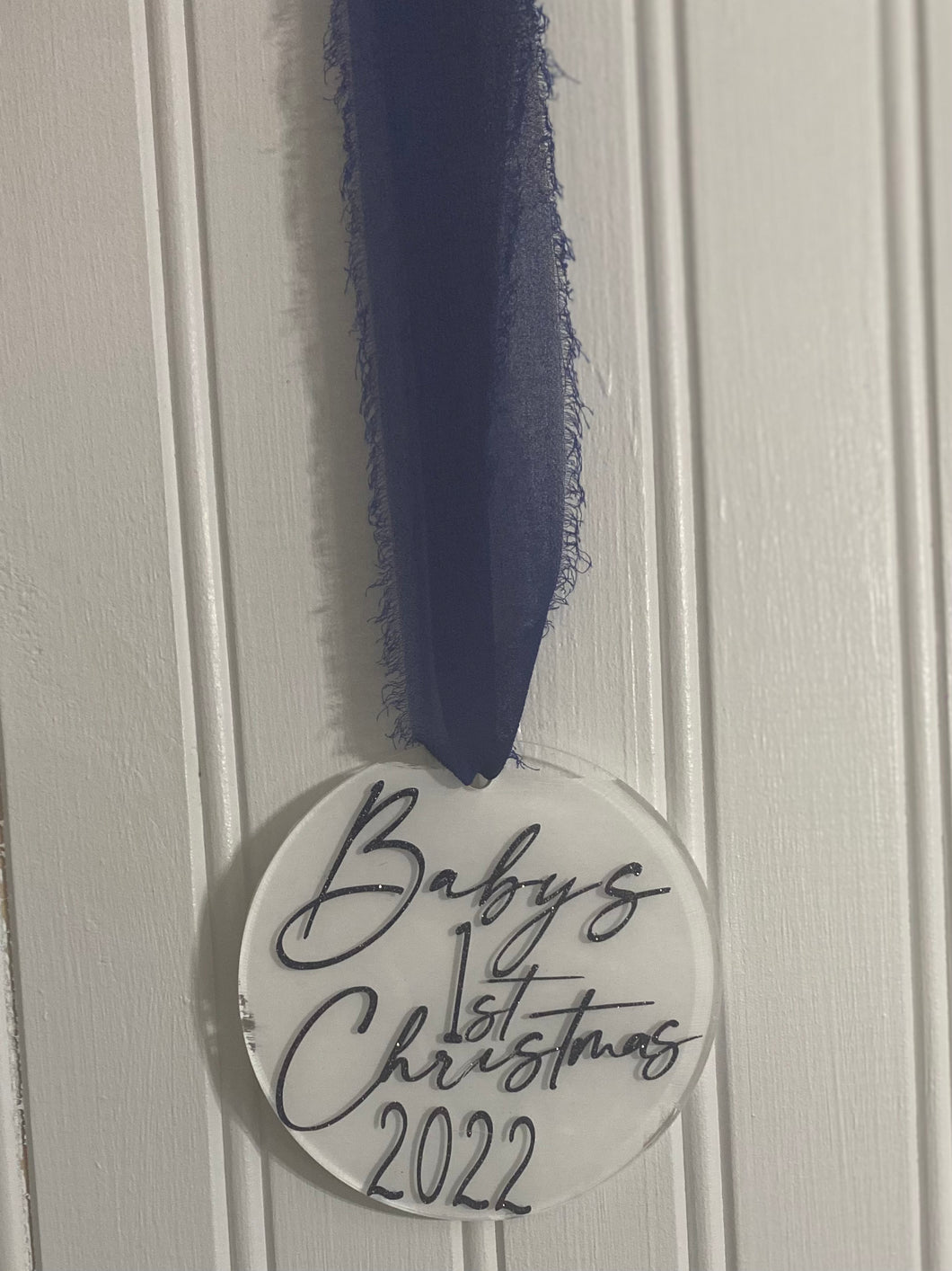 Custom Baby’s 1st Christmas Ornament