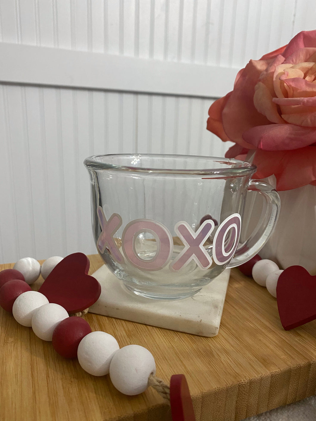 “XOXO” Hot Color Changing Glass Mug