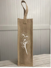 Load image into Gallery viewer, Birth Flower Wine Tote
