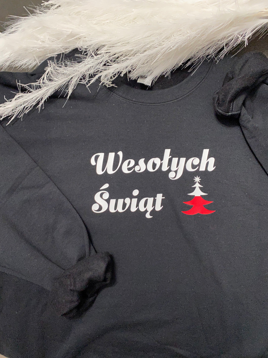 Polish Wesołych Świąt Crewneck Sweatshirt