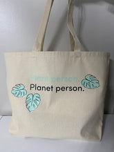 Load image into Gallery viewer, Plant Person Planet Person Tote
